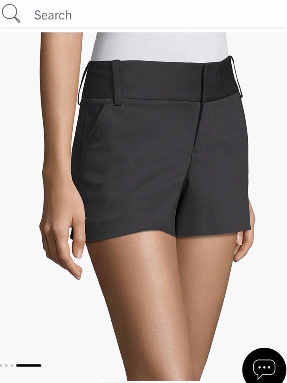 Alice and Olivia Classic Collection Women's Tailored Stretch Shorts